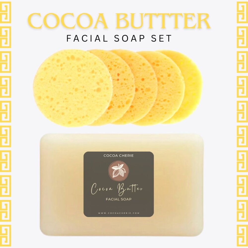 Fragrance Free Cocoa Butter Facial Soap Set